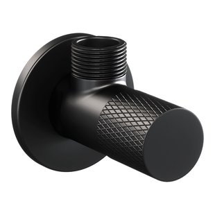 Hoekstopkraan Brauer Black Carving Edition Mat Zwart