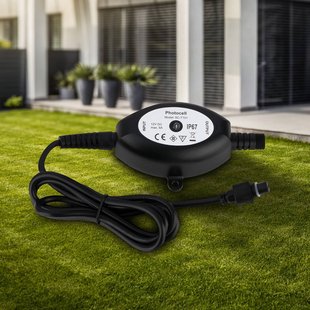 Briloner Schemersensor 3921015 voor 12 V buitenlampen, zwart