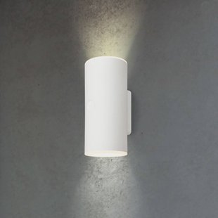 Briloner LED buiten wandlamp 3786016, wit, touchdimmer, omhoog/omlaag