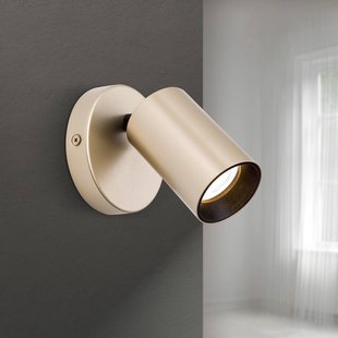 ORION Spot Sean, goudkleurig, metaal, draaibaar, GU10