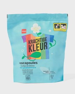 HEMA Wascapsules kleur eco viooltjes en mimosa - 20 stuks