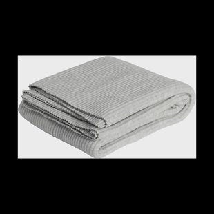 Design House Stockholm Pleece deken 140x160 cm Lichtgrijs