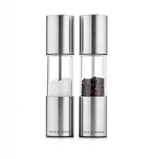 Cole & Mason Molenset OSLO 18,5 cm helder Roestvrij staal