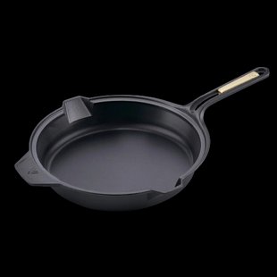 Victoria Signature koekenpan gietijzer 25 cm Zwart