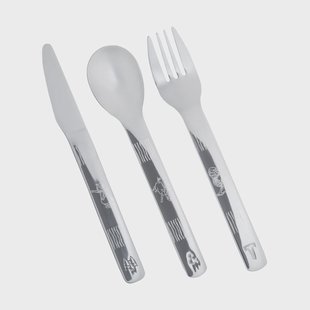 Vargen & Thor Lupo Emil kinderbestek 9-delig Zilver