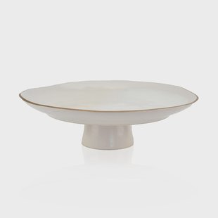 Heirol Heirol x Nosse Edge taartplateau Ø32 cm Wit