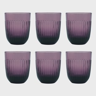 La Rochère Ouessant waterglas 29 cl 6-pack Aubergine