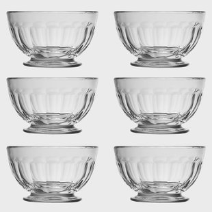 La Rochère Perigord dessertkom op voet 50 cl 6-pack Transparant