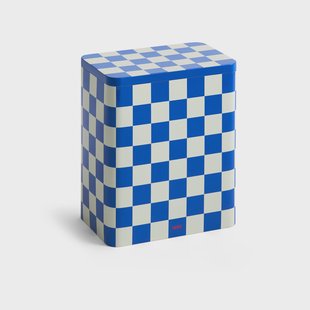 HAY Tin Container voorraadpot large Blue-off white