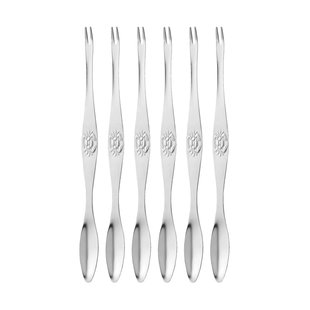 Dorre Skai krabvork 6-pack Silver