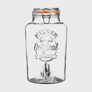 Kilner Kilner glazen container met kraan 5 l Transparant