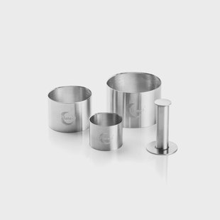 Plate It Plate-it garneringsvormen 4-delig Staal