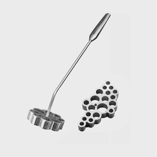 Plate It Plate-it rozet ijzer 3-delig Staal