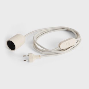 HAY Common Table lampsnoer Ø4,5 cm Clay white