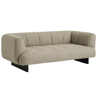 Hay Quilton Lift 2-zits Bank Zwart Eiken Onderstel Tadao 720