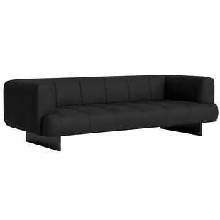 Hay Quilton Lift 3-zits Bank Zwart Eiken Onderstel Sense Black