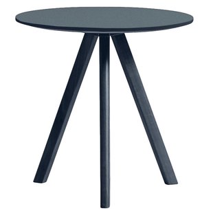 Hay Copenhague CPH20 Bijzettafel 50 Gelakt Deep Blue Smokey Blue Linoleum