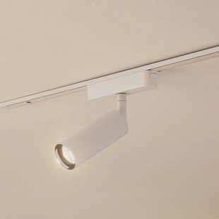 Lindby spot 48 V Lumaro, wit, Ø 4 cm, aluminium, dimbaar