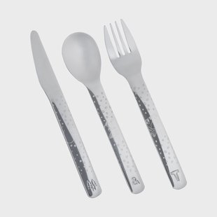 Vargen & Thor Lupo Pippi kinderbestek 9-delig Zilver