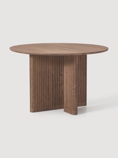 Ronde eettafel Jolka van eikenhout, in verschillende formaten