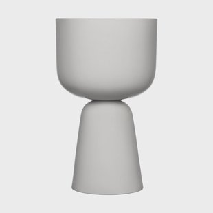 Iittala Nappula bloempot Ø15 cm h26 cm Lichtgrijs