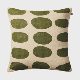 Chhatwal & Jonsson Asim kussenhoes 50x50 cm Beige-cactus green