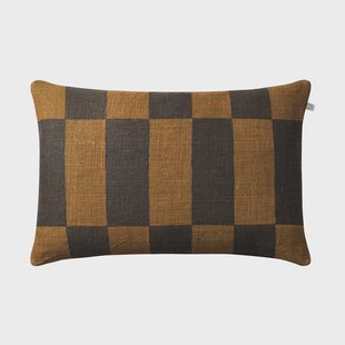 Chhatwal & Jonsson Samar kussenhoes 40x60 cm Dark brown-taupe