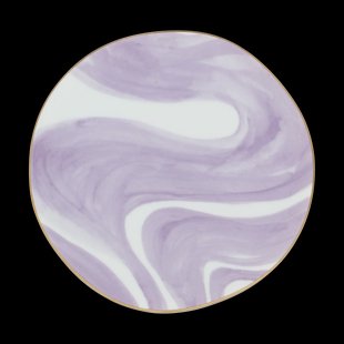 URBAN NATURE CULTURE Good Morning bord 17 cm wit Valuri violet