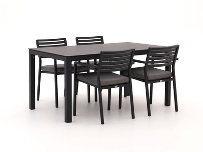 Bellagio Rumo/La Fonte 160cm dining tuinset 5-delig stapelbaar - Laagste prijsgarantie!