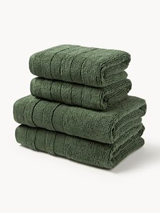 Handdoekenset Luxe met gestreepte rand, in verschillende setgroottes