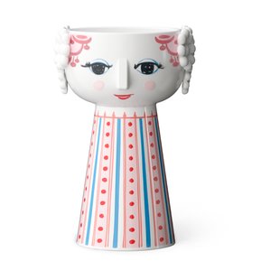 Bjørn Wiinblad Eva kandelaar 14 cm Rood