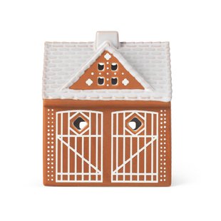 Kähler Gingerbread lichtjeshuis Christmas barn 11,5 cm