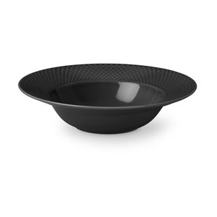 Lyngby Porcelæn Rhombe Earth diepbord Ø24,5 cm Slate Lyngby Porcelæn Rhombe Earth diepbord Ø24,5 cm Slate