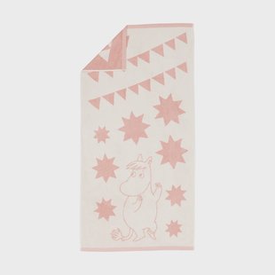 Moomin Arabia Moomin badhanddoek 70x140 cm sterren roze