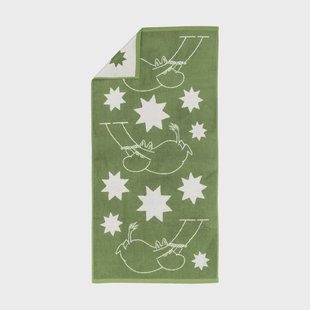Moomin Arabia Moomin badhanddoek 70x140 cm sterren groen
