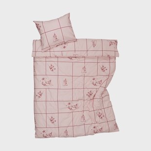 Moomin Arabia Moomin dekbedovertrek 150x210 cm Lilla My geruit