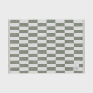 Moomin Arabia Moomin badkamer mat 50x70 cm Groen-wit geruit