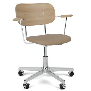 Audo Copenhagen Co Task Bureaustoel Zitting Sierra 1611 Naturel Eiken/alu
