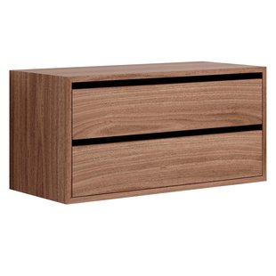 New Works New Works Low Wandkast Met Lades Walnoot New Works New Works Low Wandkast Met Lades Walnoot
