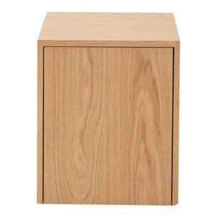 New Works Mass Bijzettafel Met Lade Eiken