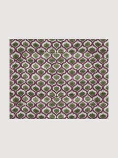 Handbedrukte katoenen placemats Azra, 4 stuks