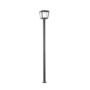 Faro Plaza – lantaarnpaal - Ø 24 x 219 cm - 24W LED incl. - IP54 - donkergrijs