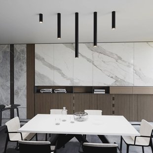 EMIBIG LIGHTING Plafondspot Tecno 1S, staal, GU10, hoogte 15 cm, zwart