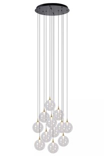 Lucide Gisela - hanglamp - Ø 61 x 326 cm - 12 x 3,6W  dimbare LED incl. - transparant