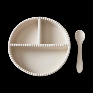 Jack o Juno Little Bubble kinderservies 2-delig Cream