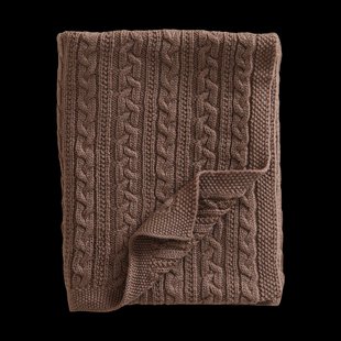 Jack o Juno Babydeken gebreid merinowol 80x100 cm Cookie