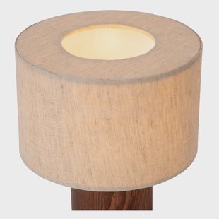 Lucide Tachina - tafellamp - Ø 15 x 20,5 cm -  hout