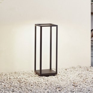 Lucande LED sokkellamp Thorvid, hoogte 50 cm, zwart