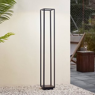 Lucande LED tuinpadverlichting Thorvid, hoogte 120 cm, zwart