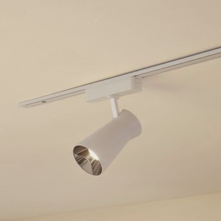 Lindby LED spot 48 V Lumaro, wit, Ø7cm, kunststof, dimbaar